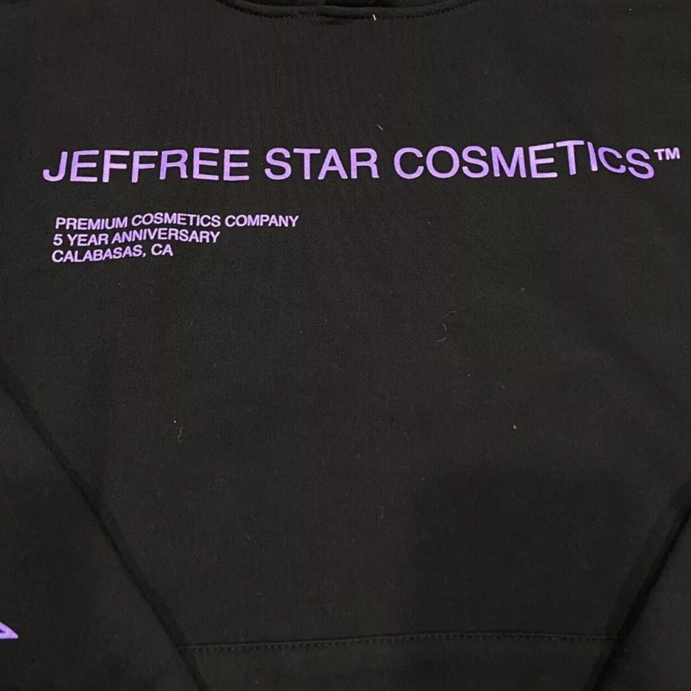 Jeffree Star Hoodie Black 5th Anniversary NWOT - Picture 5 of 6